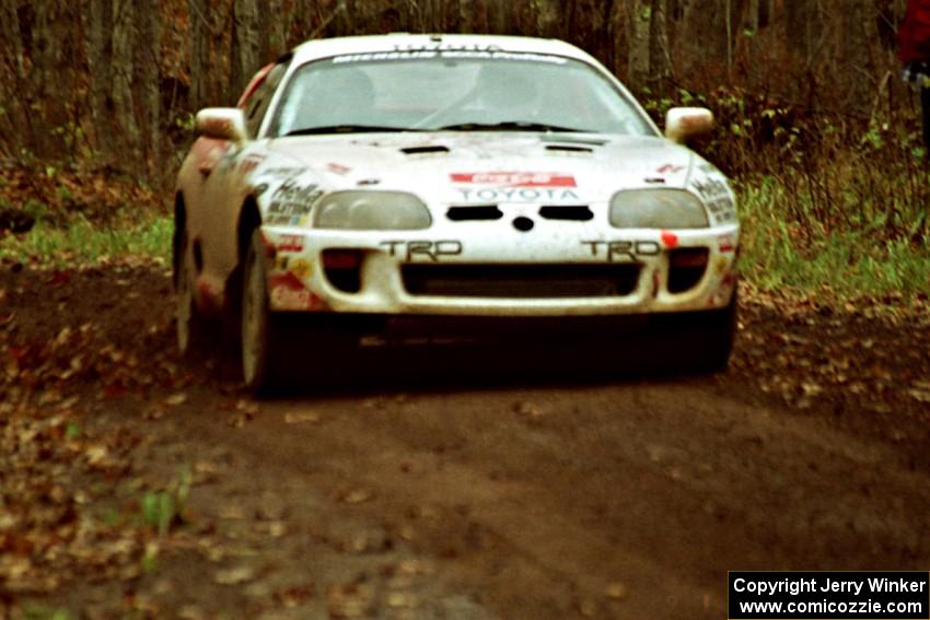 Ralph Kosmides / Joe Noyes Toyota Supra Turbo on SS18, Gratiot Lake II.