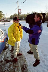 Noel Lawler is interviewed by Doug Plumer before the event.