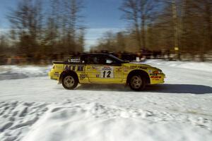 Steve Gingras / Bill Westrick at the spectator corner on SS1, Hungry 5, in their Eagle Talon.