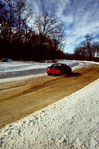 Scott Harvey, Jr. / Bob Martin drift at speed on SS5, Avery Lake I, in their Eagle Talon TSi.