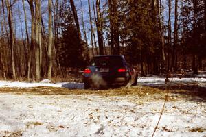 Brian Vinson / Luke Stuart at the hairpin on SS7, Ranch II, in their VW GTI.