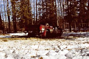 Scott Carlborn / Dale Dewald take the hairpin on SS7, Ranch II, in their Jeep Comanche.