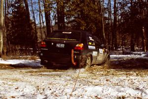 The Colin McCleery / Jeff Secor VW GTI takes the hairpin on SS7, Ranch II.