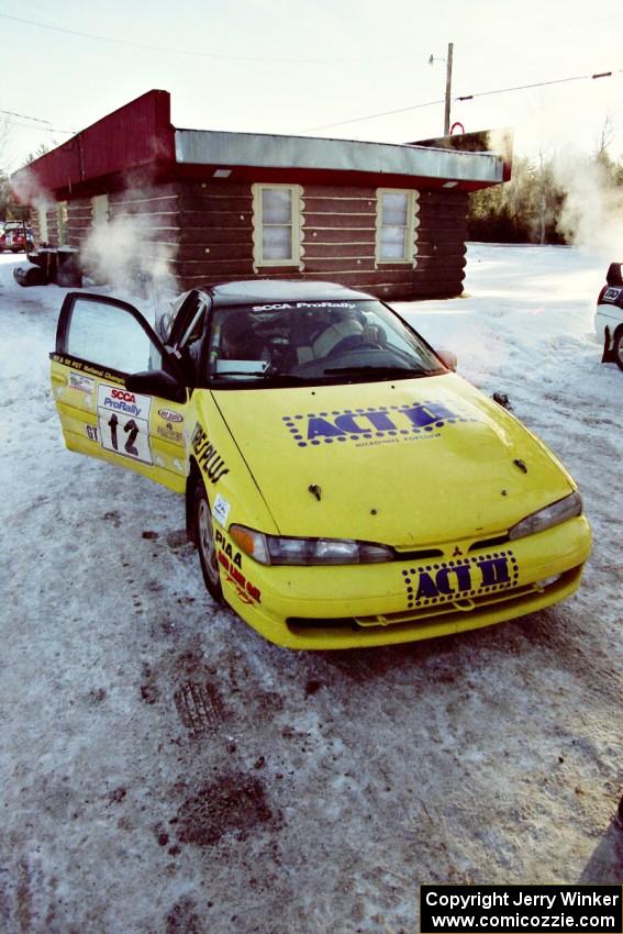 Steve Gingras / Bill Westrick in their Eagle Talon at parc expose.