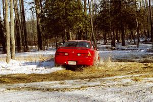 Ryan Brooks / Shanti Traskowski take the hairpin on SS7, Ranch II, in their Acura Integra.