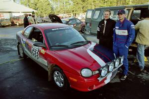 The Tom Young / Jim LeBeau Dodge Neon ACR at midday service.(2)