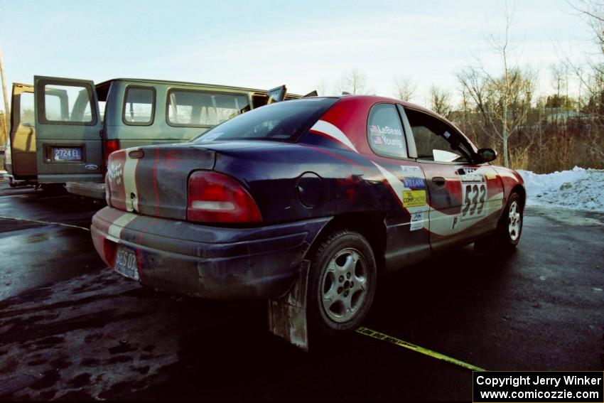 The Tom Young / Jim LeBeau Dodge Neon ACR at midday service.(1)