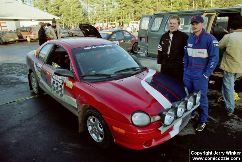 The Tom Young / Jim LeBeau Dodge Neon ACR at midday service.(2)