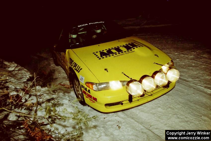 The Steve Gingras / Bill Westrick Eagle Talon on SS13, McCormick Lake.