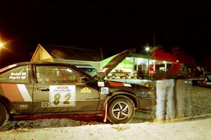 The Mike Hurst / Rob Bohn Pontiac Sunbird Turbo at the final service.