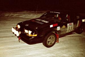 Mike Hurst / Rob Bohn take a 90-left on SS16, the final stage, in their Pontiac Sunbird Turbo.