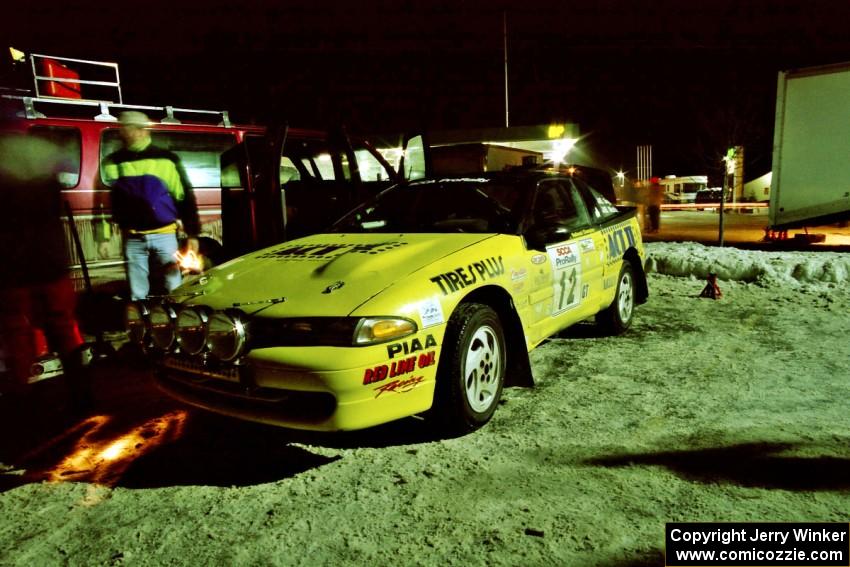 The Steve Gingras / Bill Westrick Eagle Talon at the final service of the night.