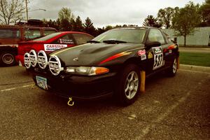 The Steve Nielsen / Jeff Burmeister Plymouth Laser and Jouni Pohjolainen / John Matikainen Nissan NX2000.