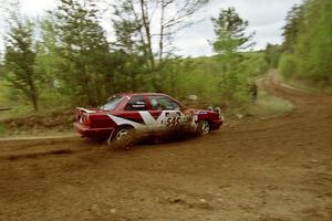 The Eric Seppanen / Jake Himes Nissan Sentra SE-R on Indian Creek, SS1.