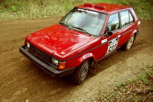 The Jon Butts / Gary Butts Dodge Omni at the first corner of SS1.