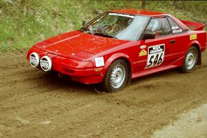 Phil Schmidt / Steve Irwin purchased the ex-Chris Gilligan Toyota MR-2 seen here on SS1 of the event.