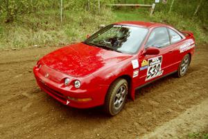 The Ryan Brooks / Shanti Traskowski Acura Integra on SS1.