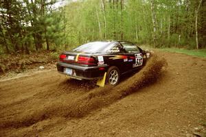 The Steve Nielsen / Jeff Burmeister Plymouth Laser at the first corner of SS1.