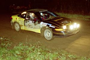 Rich Pankratz / Dick Lubotina at speed at the crossroads spectator point in their Saturn SL1.