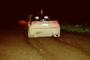 Roger Hull / Keith Roper drift in their Eagle Talon through a 90-right on the final stage of the event.