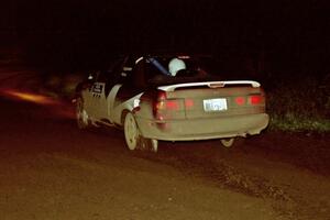 Eric Seppanen / Jake Himes on the final stage of the night in their Nissan Sentra SE-R.