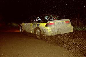 Steve Gingras / Bill Westrick drift their Eagle Talon through a 90-right on the final stage of the event.