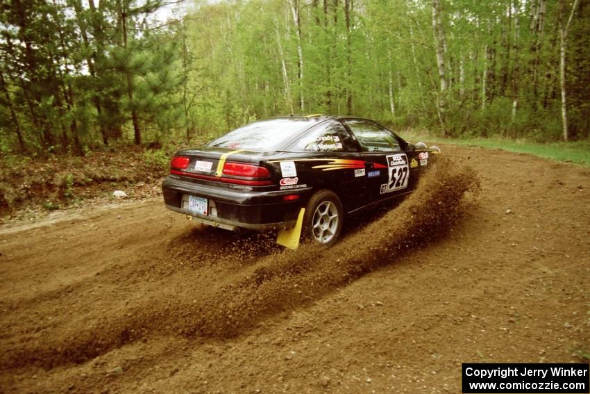 The Steve Nielsen / Jeff Burmeister Plymouth Laser at the first corner of SS1.