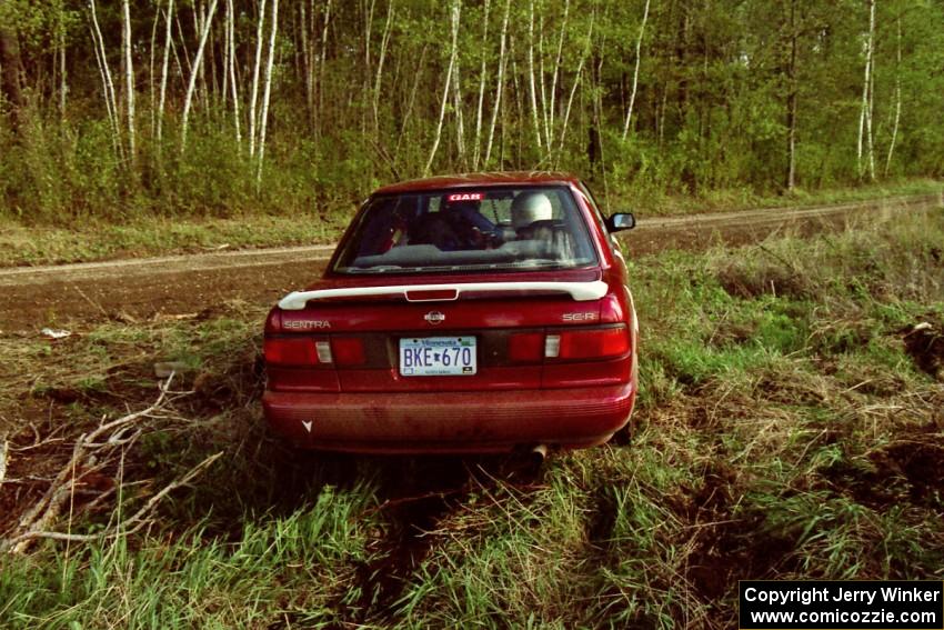 Eric Seppanen / Jake Himes get back onto the road in their Nissan Sentra SE-R.