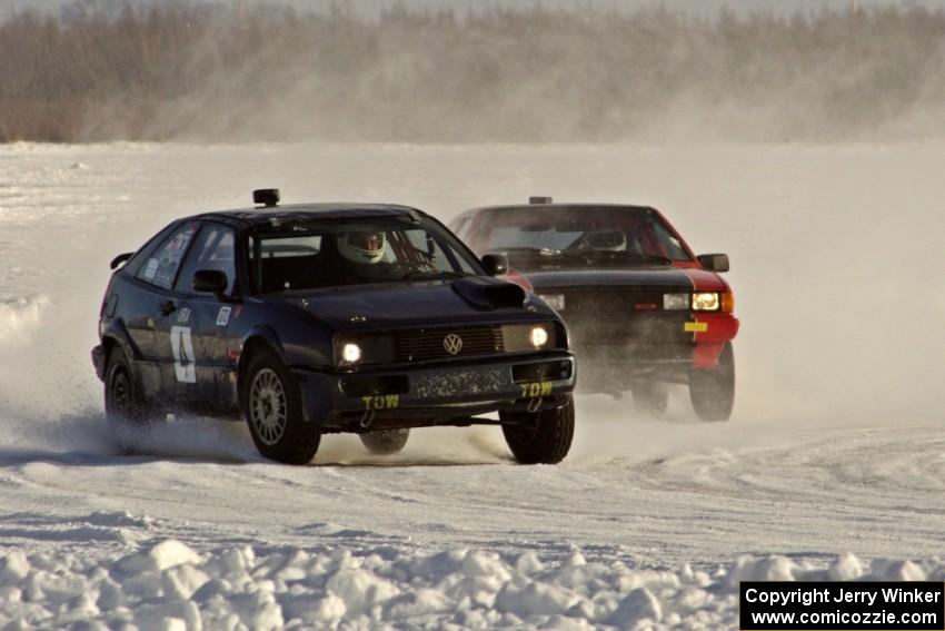 Brian Lange / Matt Bjorge VW Corrado and Bruce Olson's VW Scirocco