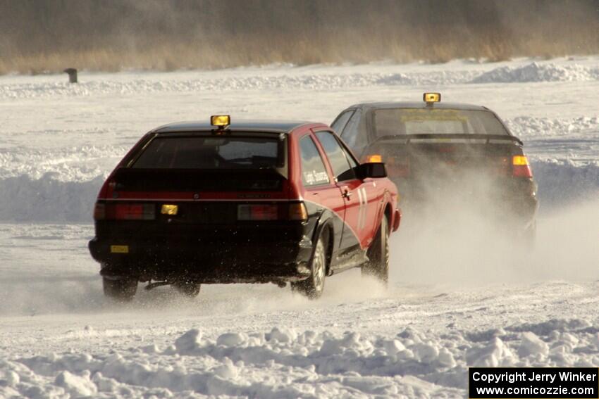 Brian Lange / Matt Bjorge VW Corrado and Bruce Olson's VW Scirocco