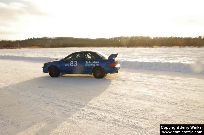 Brent Carlson / Matt Shaffer / Dave Steen, Jr. Subaru Impreza 2.5RS prepares for the next sprint race.