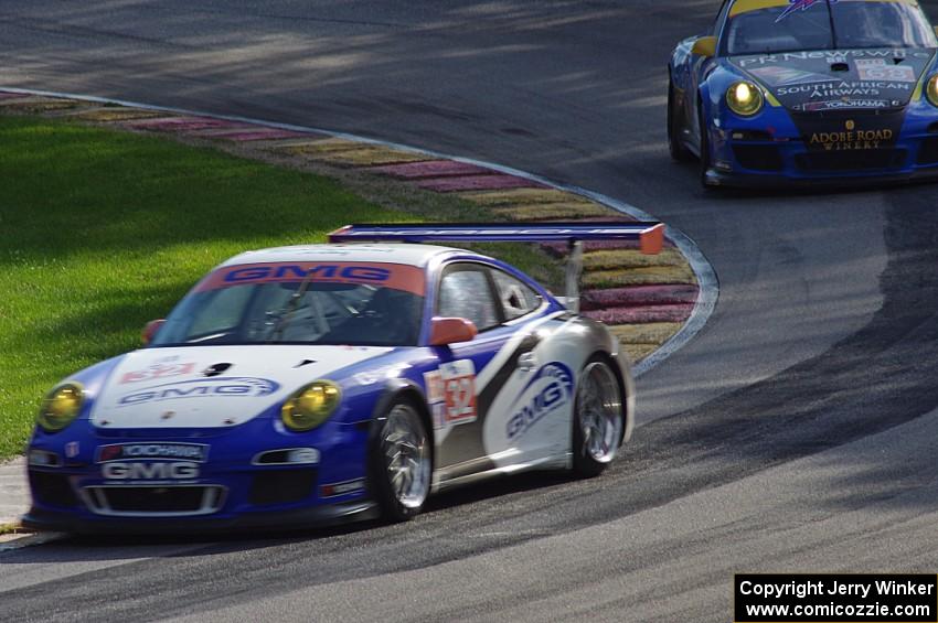 Porsche GT3 Cups of James Sofronas / Alex Welch and Dion von Moltke / Emilio Di Guida