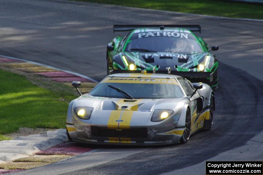 David Murry / Anthony Lazzaro Doran Ford GT and one of the Extreme Speed Motorsports Ferrari 458 Italias