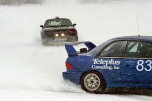 Mark Utecht / Dave Cammack Subaru Impreza 2.5RS and Cody Reinhofer's Audi TT