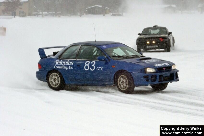 Mark Utecht / Dave Cammack Subaru Impreza 2.5RS and Cody Reinhofer's Audi TT