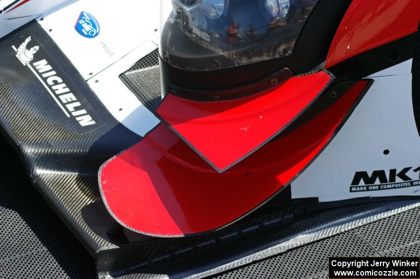 Front detail of the Klaus Graf / Lucas Luhr HPD ARX-03a Honda
