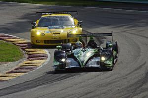 Ed Brown / Johannes Van Overbeek HPD ARX-03b Honda and Tommy Milner / Oliver Gavin Chevy Corvette C6.R