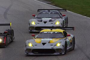Jonathan Bomarito / Kuno Wittmer and Marc Goossens / Dominik Farnbacher SRT Viper GTS-Rs