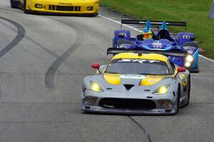 Jonathan Bomarito / Kuno Wittmer SRT Viper GTS-R and Tristan Nuñez / Charlie Shears Oreca FLM09