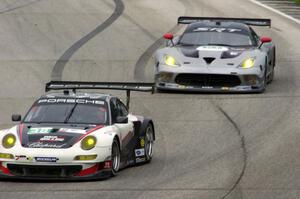 Marco Holzer / Seth Neiman Porsche GT3 RSR and Marc Goossens / Dominik Farnbacher SRT Viper GTS-R