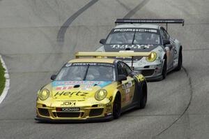 Jan Heylen / Mike Hedlund and Patrick Dempsey / Andy Lally Porsche GT3 Cups