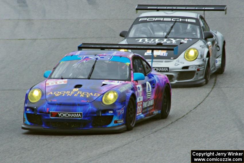Ben Keating / Damien Faulkner and Patrick Dempsey / Andy Lally Porsche GT3 Cups