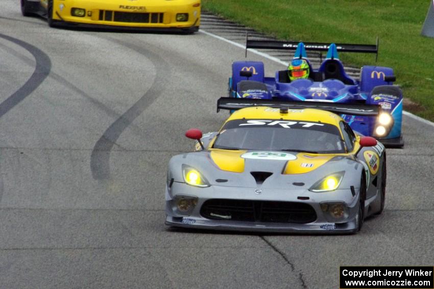 Jonathan Bomarito / Kuno Wittmer SRT Viper GTS-R and Tristan Nuñez / Charlie Shears Oreca FLM09