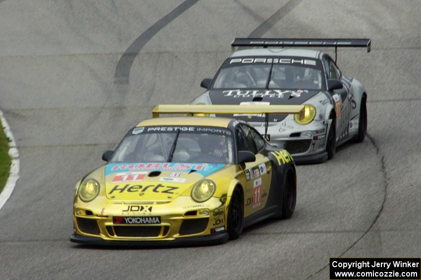 Jan Heylen / Mike Hedlund and Patrick Dempsey / Andy Lally Porsche GT3 Cups