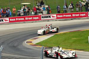 Klaus Graf / Lucas Luhr HPD ARX-03a Honda and Katherine Legge / Andy Meyrick DeltaWing LM12 Elan