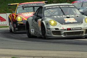 Patrick Dempsey / Andy Lally Porsche GT3 Cup and Henrique Cisneros / Sean Edwards Porsche GT3 Cups
