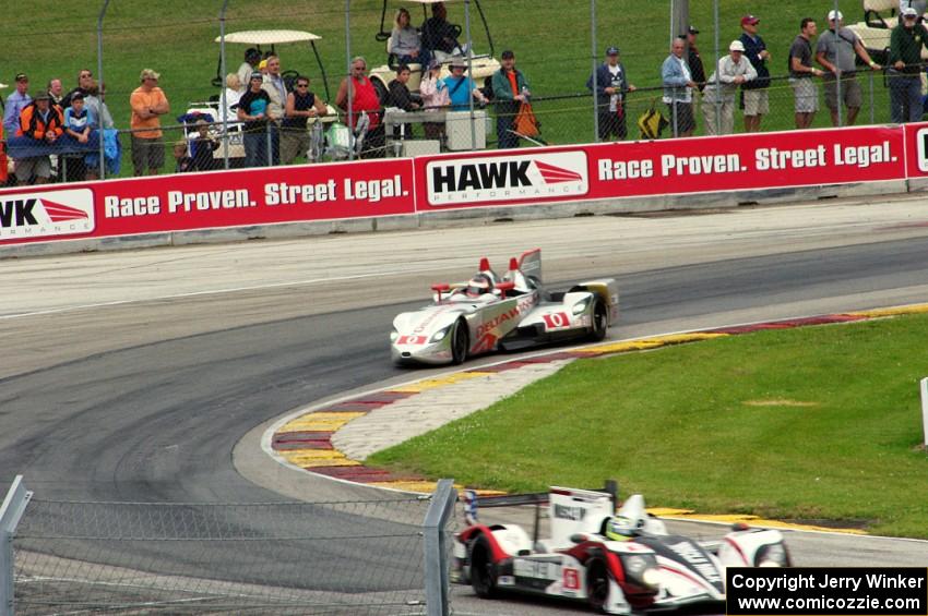 Klaus Graf / Lucas Luhr HPD ARX-03a Honda and Katherine Legge / Andy Meyrick DeltaWing LM12 Elan