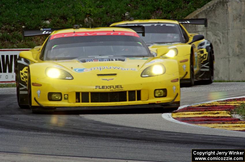 Antonio Garcia / Jan Magnussen and Tommy Milner / Oliver Gavin Chevy Corvette C6.Rs