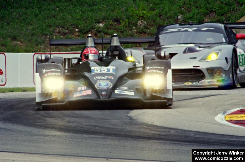 Scott Tucker / Simon Pagenaud HPD ARX-03b Honda and Marc Goossens / Dominik Farnbacher SRT Viper GTS-R