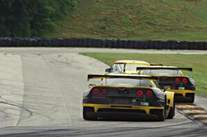 Jan Heylen / Mike Hedlund Porsche GT3 Cup, Antonio Garcia / Jan Magnussen and Tommy Milner / Oliver Gavin Chevy Corvette C6.Rs